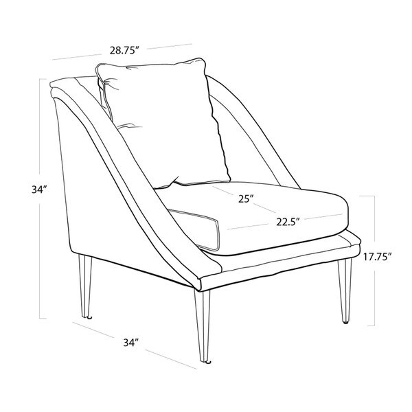 Lazarro Velvet Chair